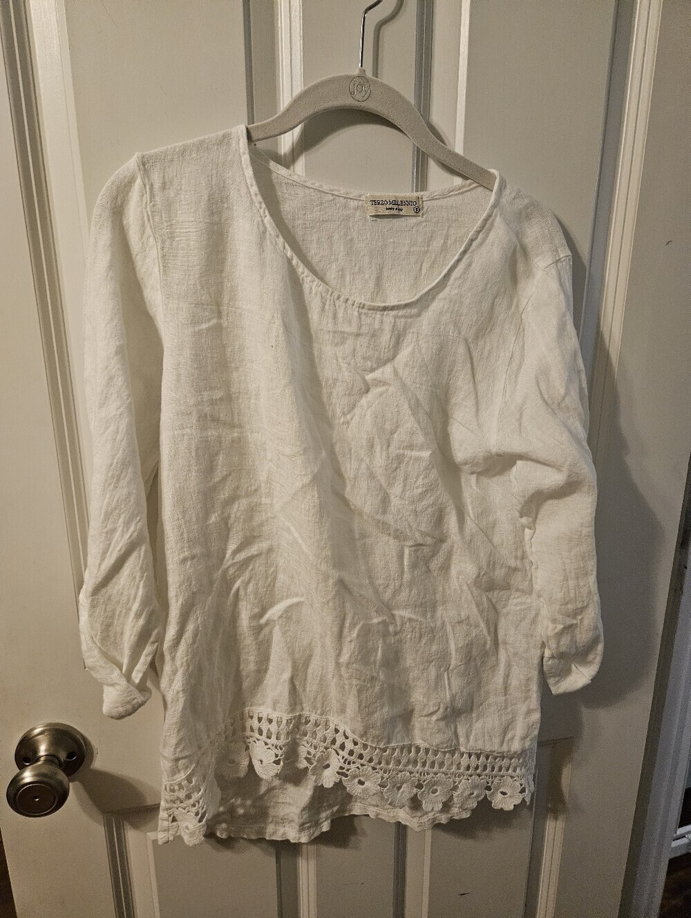Terzo Millennio 100% Linen Top